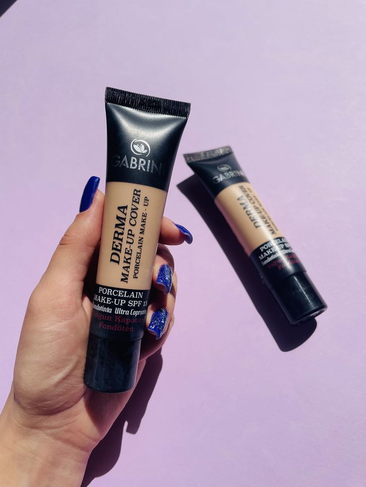 فوندوتا غابريني الأصلي 100% – لبشرة صافية وتغطية تدوم طويلاً Gabrini Derma Make-up Cover Foundation (Original)